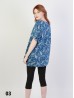 Paisley Printed Short Sleeves Top